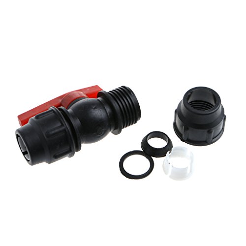 Xiaoyao24 20mm / 25mm / 30mm Wasserrohr Schnellventilstecker PE-Schlauch Kugelhähne Zubehör – Bild 2