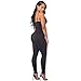 Yizenge Women Spaghetti Strap Bodycon Tank Jumpsuits Rompers Playsuit(Black,M)