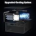 Projector, COFUN Video Projector 2800Lux, Full HD Projector with 170″ Projection Size, Projector Support 1080P HDMI USB VGA AV Headphone Jack, Compatible Laptop DVD PS4 Amazon Fire TV Stickthumb 3
