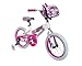 Dynacraft 8054-65TJ Decoy Girls Camo Bike, 16-Inch, White/Pink/Black