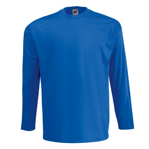 Fruit of the Loom Valueweight Camiseta de manga larga Royal Blue 2XL