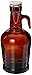 2 Liter Growler with Glass Handle- Amber