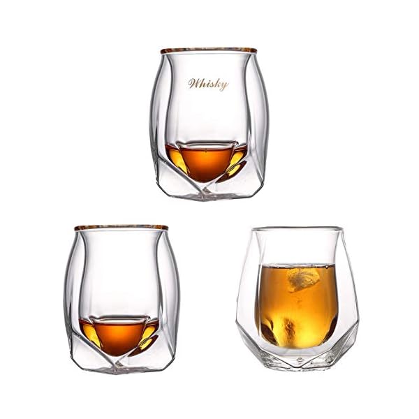 metagio Whiskygläser aus Kristall, Bourbon-Cocktails, Rum, langlebig, altmodische Gläser (#01), 2 Stück – Bild 8