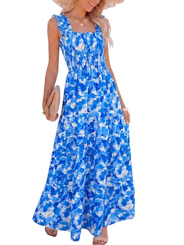 Caracilia Floral Smocked Maxi Dress