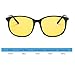 Berwke Night Driving Glasses for Women Men Anti Glare Polarized Night Vision Glasses Black