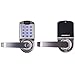 Fingerprint Door Lock, ARDWOLF A1 Keyless Biometric Keypad Door Locks with Reversible Lever and Automatic Locking, No Drills Needed - Satin Nickel, Provide with USA Local Repair Service