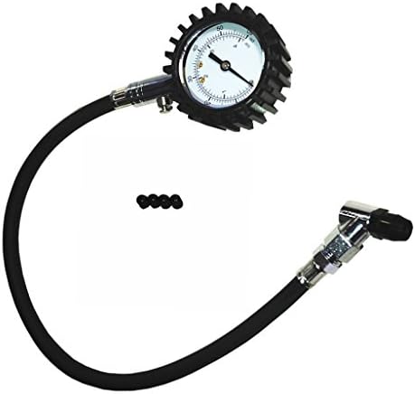 Meillogie Tire Pressure Gauge 60 PSI Accurate Heavy Duty Air Pressure Tire Gauge Tester Meter For Car,Truck,Motorcycle