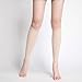 LTHA Calf Compression Sleeves -(20-30mmhg) Leg Compression, Nude, Size Large
