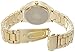 Nine West Women's NW/1662PKGB Pink Sunray Dial Gold-Tone Bracelet Watch