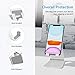 OMOTON C3 Cell Phone Stand for Desk, Larger and Exceptionally Stable, Adjustable Phone Cradle Holder with Bigger Body & Longer Arm, Compatible with iPhone 14, Tablets (7-10