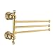 AUSWIND Antique Polished Gold Brass Towel Rack 14.17
