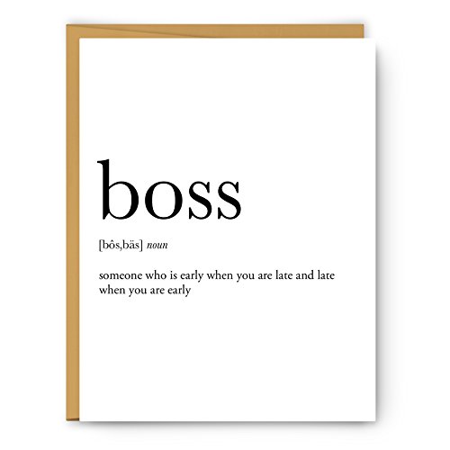 Boss definition Unframed art print poster or greeting card Buy