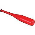 Sportime Mondo Baseball Bat, 26.5" x 4" Red, Plastic