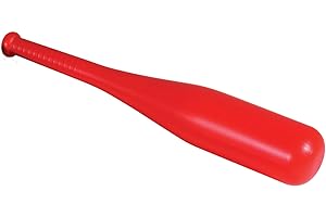 Sportime Mondo Baseball Bat, 26.5" x 4" Red, Plastic