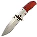 Eafengrow EF51 Professional Wood Pocket Knives with Steel, Wood Folding Knife Survival Knife Outdoor Camping Knife Tools