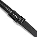 SlideBelts Men's Classic Belt - Custom Fit (Black Leather with Matte Black Buckle (Vegan), One Size)