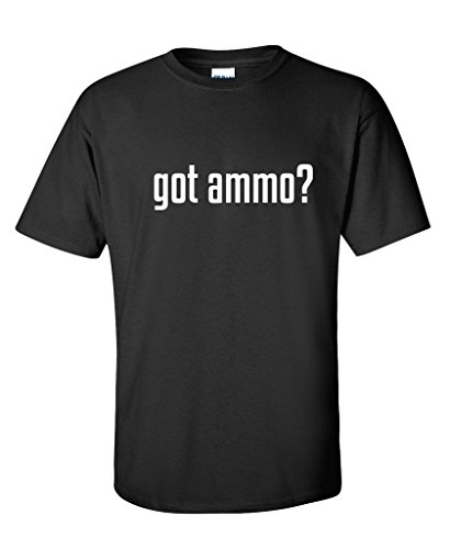 Got Ammo? Mens Military 2nd Amendment Funny Shooting Gun T Shirt XL Black