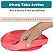 SiliKong Silicone Suction Plate for Toddlers, Fits Most Highchair Trays, BPA Free, Divided Baby Feeding Bowls Dishes for Kids (Red)
