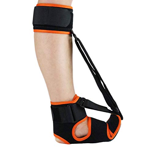 Plantar Fasciitis Night Splint - Breathable, Comfy Plantar Fasciitis Support w/Advanced Stretching Mechanism - Orthotics Support for Achilles Tendonitis, Drop Foot & Pain (Men-10-10.5, Women-11.5-12)