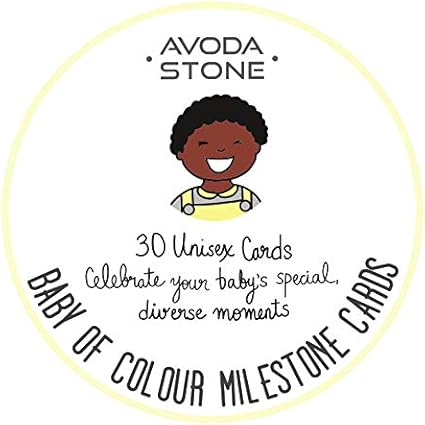 baby of colour milestone cards