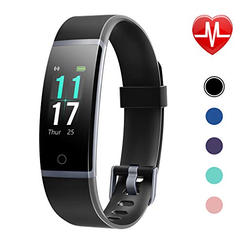 Letsfit Fitness Tracker, Activity Tracker with Heart Rate Monitor, IP68