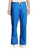 WonderWink Women's Scrubs Romeo 6 Pocket Flare Leg Pant, Royal, XX-Small/Petite