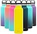 Simple Modern 20oz Ascent Water Bottle - Hydro Vacuum Insulated Tumbler Flask w/Handle Lid - Yellow Double Wall Stainless Steel Reusable - Leakproof -Sunshine