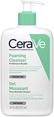 cerave foaming cleanser gel limpiador espumoso