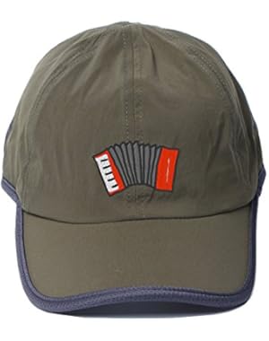 Womens Baseball Caps Accordion Logo Embroidered Washed Hats