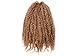 Pack of 3 Afro Kinky Marley Braids Hair Extensions ELEGANT MUSES Kanekalon Synthetic Twist Crochet Braiding Hair 18 inch 100g/pcs (18 inch, 30#)