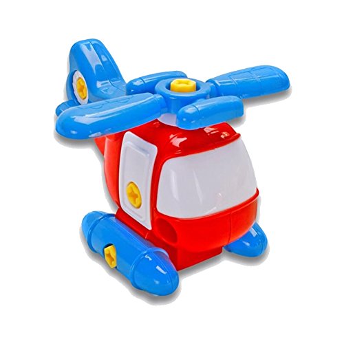 Kids Baby Early Learning Airplane Disassembly Assembly Puzzle Educational Toys Helicopter 1Pc