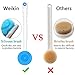 Silicone Bath Body Brush, Weikin 360°Free Rotate Ultra-Soft Back Scrubber Long Handle for Shower and Exfoliating, Body Brush for Women&Children