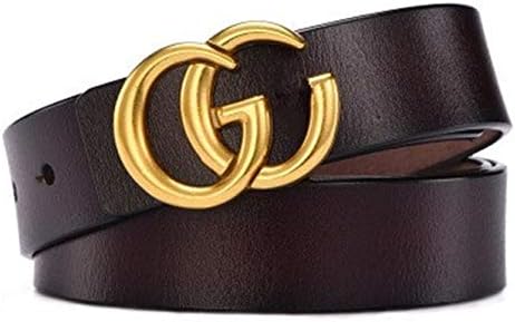 Women's fashion casual GG metal buckle leather belt