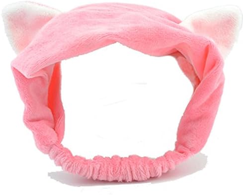 ENFUSO Cute Makeup Sport Cat Ears Hair Band Headband For Women Girls 2 Pcs