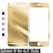 Gravydeals Gold Mirror Effect Anti Scratches, Premium Tempered Glass Screen Protector Film Decal Skin Sticker for iPhone 6 /6S (4.7 Inch)