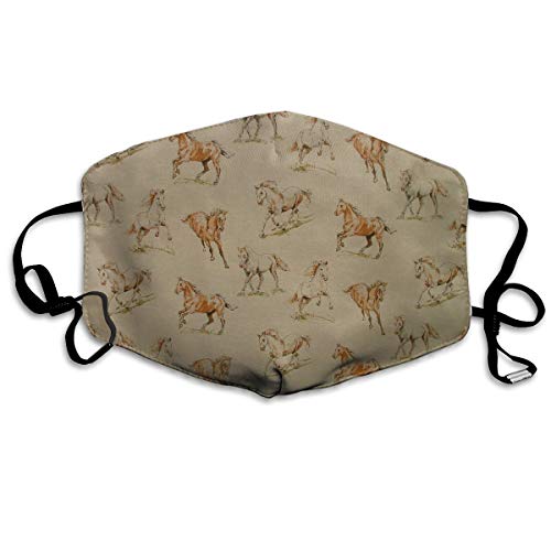 Sam-Uncle Anti Dust Face Mouth Cover Mask Horse Art Picture Anti Pollution Breath Healthy Mask