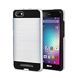 BLU Advance 5.0 HD / Dash X2 Case, {NFW} Tough Hybrid + Dual Layer Shockproof Drop Protection Case Cover for BLU Advance 5.0 HD (A050)/Dash X2(D110U)(VGC Silver)