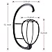 Leeven 3Pcs Black Wig Hanger Collapsible Hair Dryer Holder for Short and Long Wigs Hats Caps Portable Travelling Hair Dryer Holders Wig Accessoriesthumb 3