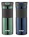 Contigo 20-Ounce SnapSeal Byron Travel Mug, Greyed Jade and Monaco Blue - Leak Proof Coffee Mug -Vacuum Insulated - Maintains Temperature of Drinks, Hot or Cold - Fits Most Car Cupholders - 2 Pack