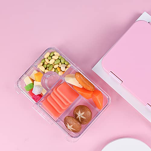 Lunch Box for Kids Leakproof 4/6 Compartment Food Meal Container Box