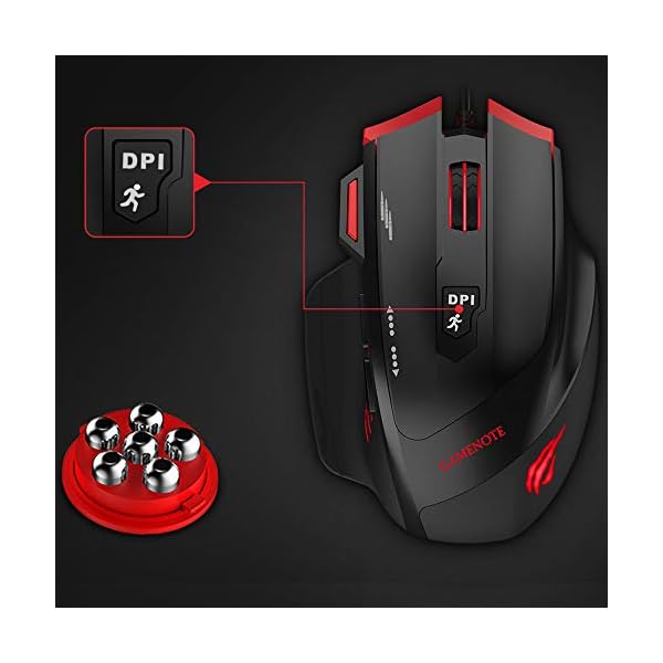 Havit MS1005 Wired USB Gaming Mouse 2400 DPI, Black Jaguar Byte