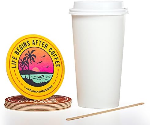 Solo 12 oz Hot Paper Coffee Cups (100ct) Bundle - Cup, Lid, Stir Stick, and Coaster - White, Eco-Friendly, BPA Free, Leak Resistant