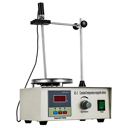 Mophorn Magnetic Stirrer Hotplate 110V Magnetic Stirring Mixer 85-2 Hotplate Magnetic Heating Plate 1000ML