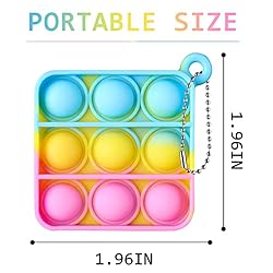 40 PCS Mini Pop Keychain Fidget Sensory