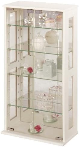 Amazon Co Jp 家具通販 インテリア 雑貨 おしゃれ コレクションボード ガラスラック 収納 コレクションケース ディスプレイ アイボリー ドラッグストア