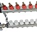 VIVO 6 Loop 1/2 inch Pex Manifold Stainless Steel Radiant Floor Heating Set, 6 Branch Kit (PEX-M12-6)