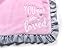 Kiki & Anna Soft Plush Two Layer Baby Blanket with Satin Raffle Trim for Girl Gift (30