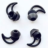 Vezukv Replacement Bose Earbuds Tips Noise Isolation Compatible for Bose QC30 QC20 QC20i SoundSport in Ear Earphones Bose IE2 IE3 SIE2 SIE2i (2Black-L)