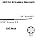 Stainless Steel Globe Lights Kit,String Light Suspension Kit,Outdoor Light Guide Wire,Includ 150 FT Wire Rope Cable,Turnbuckle and Hooks