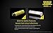 Nitecore NL1835HP 3500mAh High Performance Li-ion Rechargeable Batteries (Pair) for High Drain Flashlights Like EC23, HC33, MH12GTS, Fury with LumenTac Battery Organizer